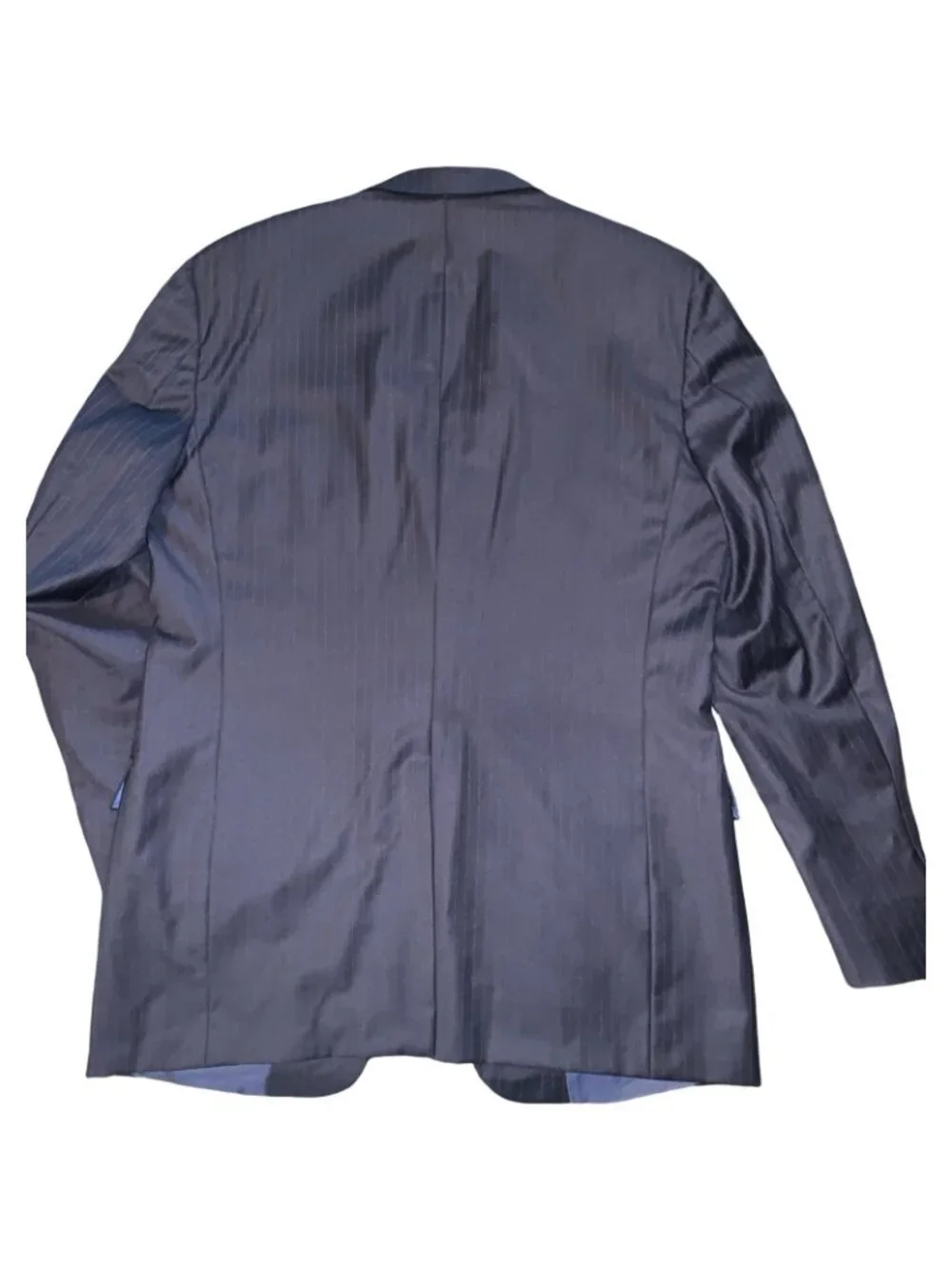 Loro Piana HICKEY FREEMAN Navy Pinstripe Blazer Jacket TASMANIAN Super 150's 46R